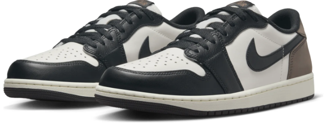 Air Jordan 1 Retro Low OG Mocha – Brown & Sail