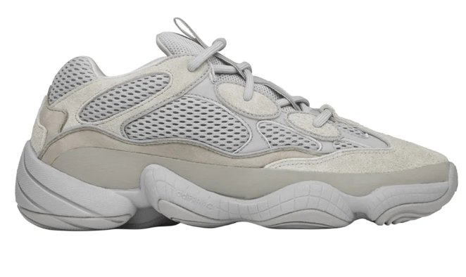 adidas Yeezy 500 "Bone White" Lace-Up Sneakers