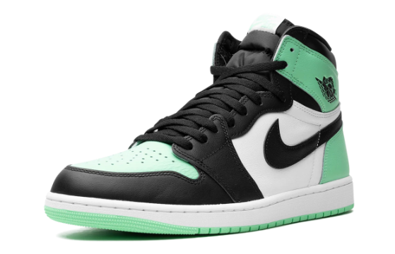 Air Jordan 1 Retro High OG Green Glow – White / Black / Green