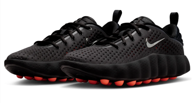 Nike Mind 002 'Black Hyper Crimson' Sneakers – Black / Crimson / Silver