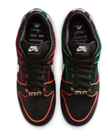 Nike SB Dunk Low Pro QS 'Black / White / Challenge Red'