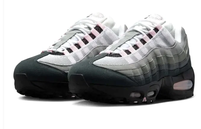 Nike Air Max 95 OG 'Pink Foam' Men's Sneakers – Black / Grey / White