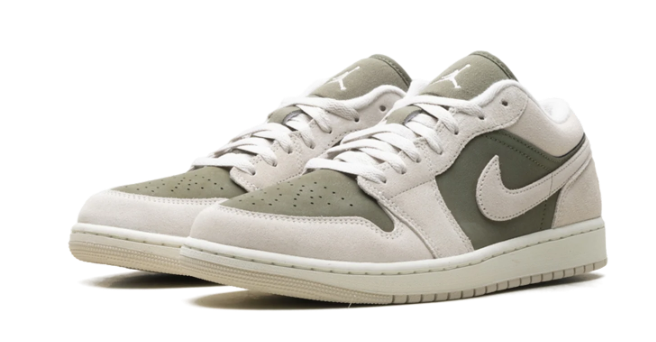 Air Jordan 1 Low SE Medium Olive / Sail / Black HV4089-201