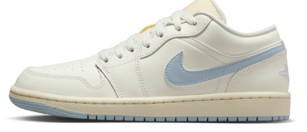 Women's Air Jordan 1 Low “Ghost” – Cream & Pale Blue