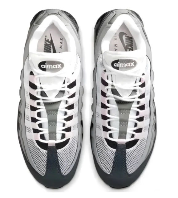 Nike Air Max 95 OG 'Pink Foam' Men's Sneakers – Black / Grey / White