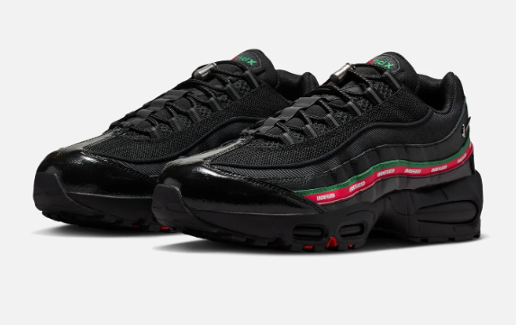 Undefeated x Nike Air Max 95 SP – Black & Metallic Silver