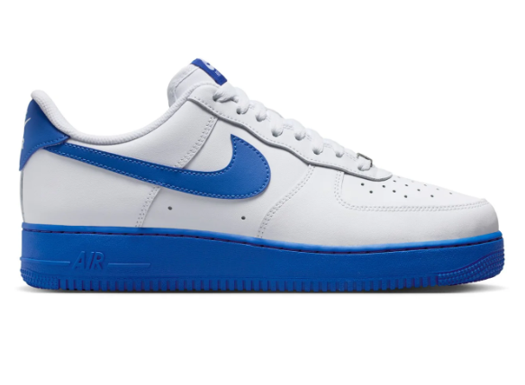 Nike Air Force 1 Low '07 Men's Sneakers – White / Game Royal