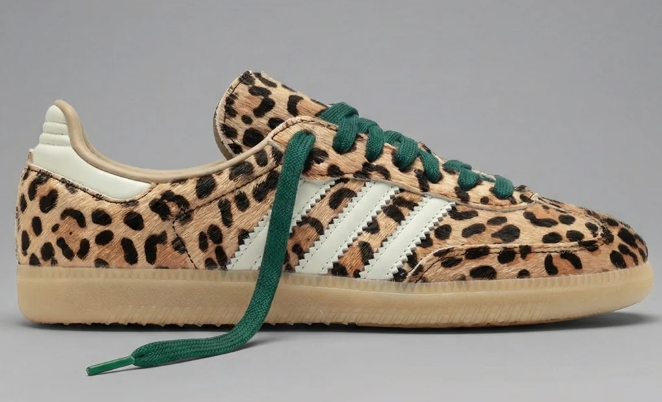 adidas Samba OG Women's Leopard Print Magic Beige / Ivory