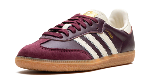 adidas Samba OG Women's Sneakers – Maroon & Cream White