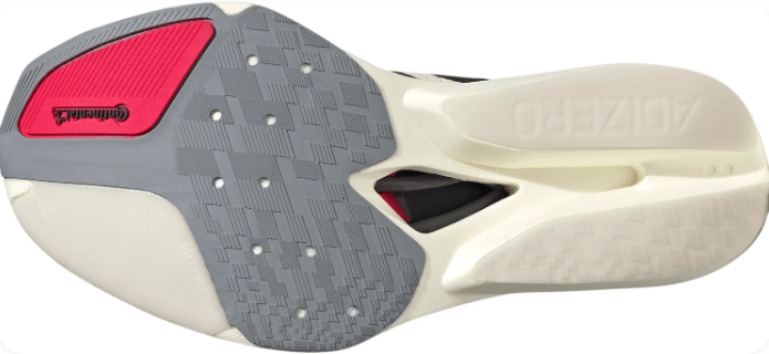 adidas Adizero Prime X 3 Strung Running Shoes | White / Black / Red