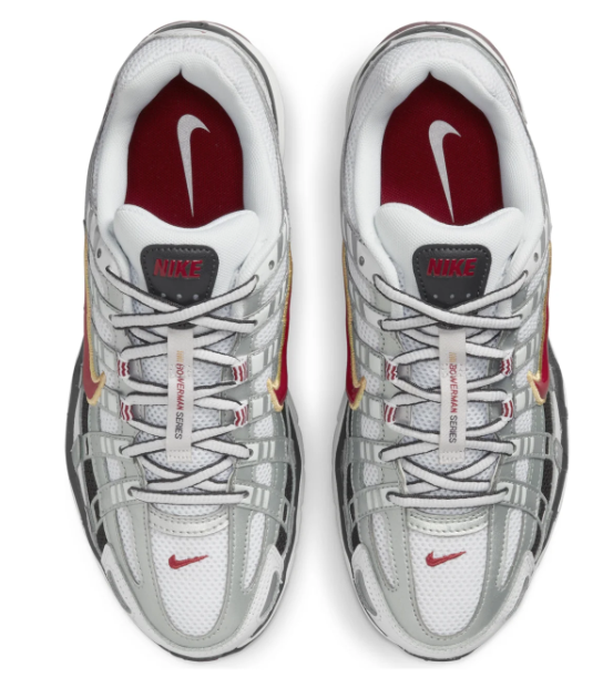 Women’s Nike P-6000 CNPT Sneakers - Metallic Silver / Red (BV1021-101)