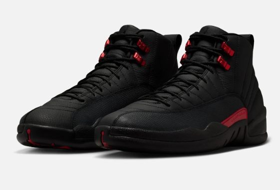 Air Jordan 12 Retro Men's Sneakers - Black/Varsity Red - CT8013-003