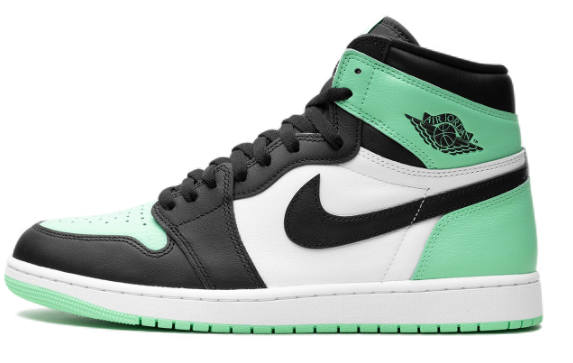 Air Jordan 1 Retro High OG Green Glow – White / Black / Green