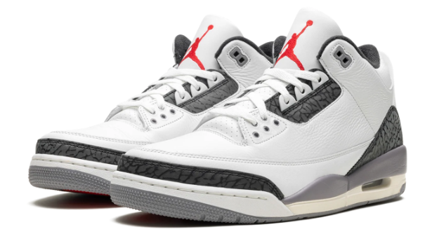 Air Jordan 3 Retro Cement Grey – White / Grey / Black
