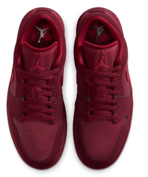 Women's Air Jordan 1 Low SE “Valentine’s Day” – Burgundy & Red