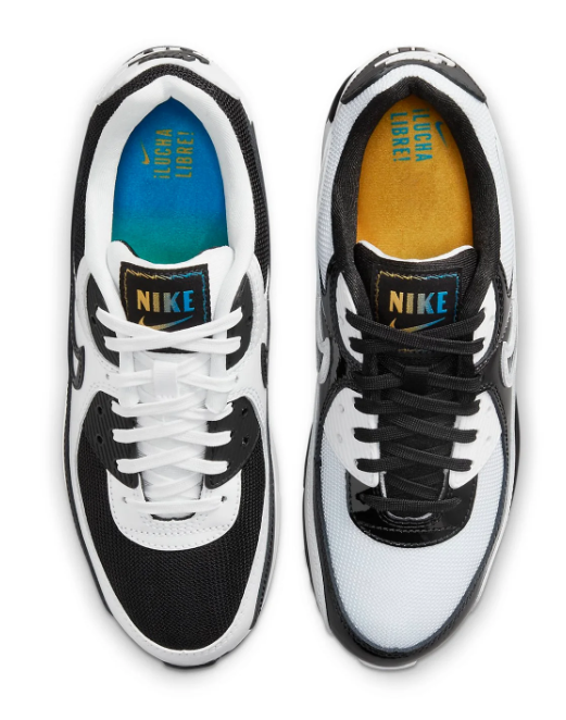 Nike Air Max 90 'Lucha Libre' Sneakers – Black / White