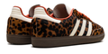 adidas Women's Samba OG 'Leopard' Sneakers – Cream / Orange | JI2734