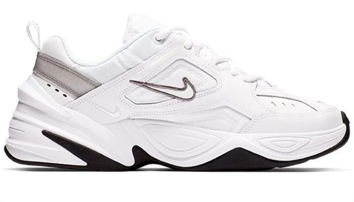 Women’s Nike M2K Tekno Sneakers - White / Grey (BQ3378-100)