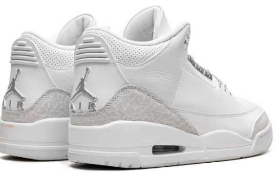 Air Jordan 3 Retro Pure Money (2025) – White / Silver