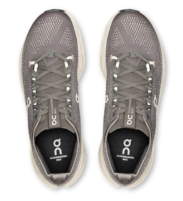 On Women's Cloudsurfer Max Running Shoes – Asphalt / Ice