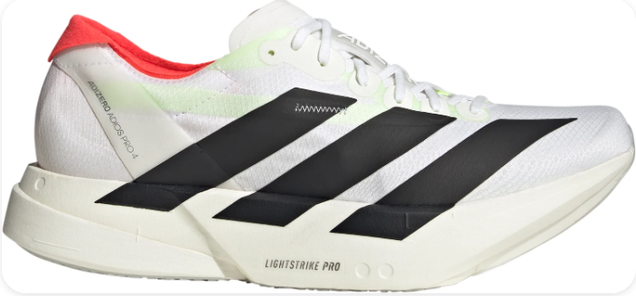 Men's adidas Adizero Adios Pro 4 Running Shoes | White