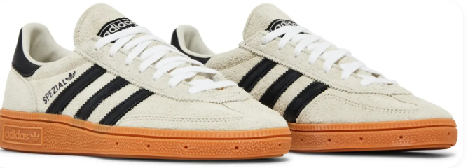 Women’s adidas Handball Spezial Sneakers - Aluminum / Core Black