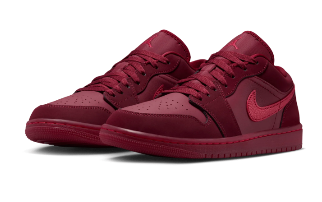 Women's Air Jordan 1 Low SE “Valentine’s Day” – Burgundy & Red
