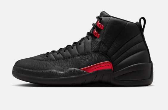 Air Jordan 12 Retro Men's Sneakers - Black/Varsity Red - CT8013-003