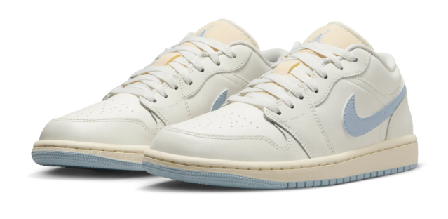 Women's Air Jordan 1 Low “Ghost” – Cream & Pale Blue