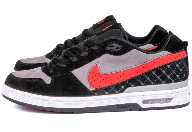 Nike SB Paul Rodriguez Zoom Air Low – Black, Varsity Red & Flint Grey