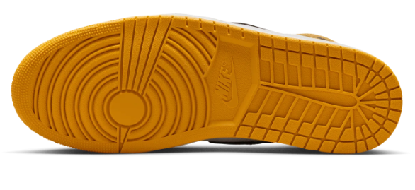 Air Jordan 1 Retro High OG Men's Sneakers - Yellow Ochre