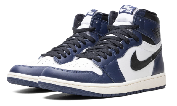 Air Jordan 1 Retro High OG Midnight Navy – Navy / White