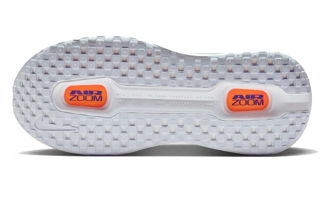 Nike Vomero Premium Running Shoes – White, Blue & Orange