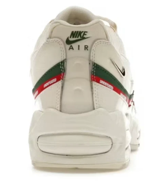 Nike Air Max 95 SP x Undefeated 'Sail' Sneakers – Sail / Green / Red