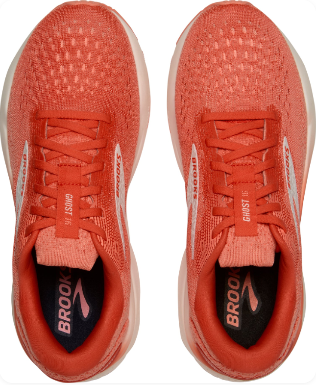 Brooks Ghost 16 Women's Running Shoes - Coral Pink