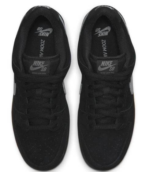 Nike SB Dunk Low Pro 'Fog' – Black, Gray & Gum