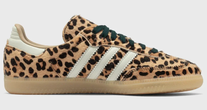 adidas Samba OG Women's Leopard Print Magic Beige / Ivory