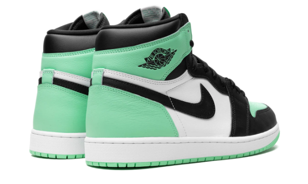 Air Jordan 1 Retro High OG Green Glow – White / Black / Green