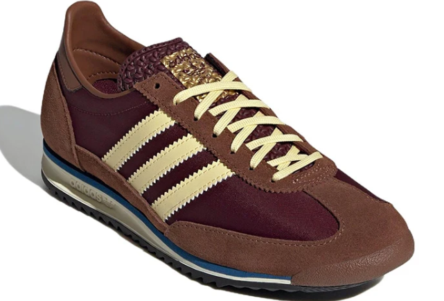 Women's adidas SL 72 OG Sneakers – Maroon / Almost Yellow / Preloved Brown