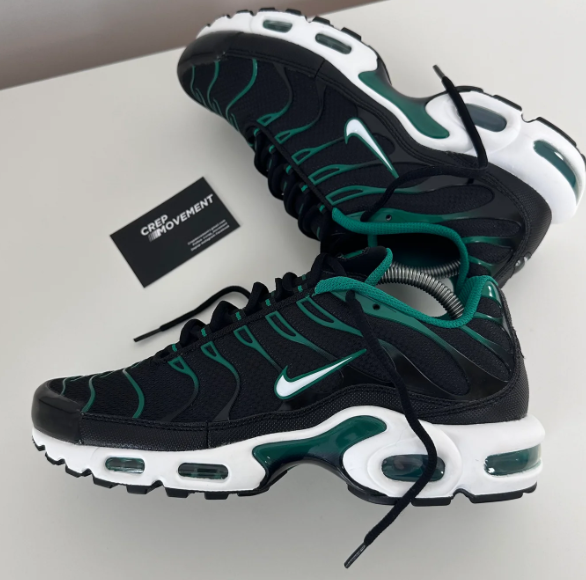 Nike Air Max Plus TN 'Malachite' Sneakers – Black / Green / White