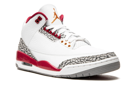 Air Jordan 3 Retro Cardinal – White / Cardinal Red / Light Curry