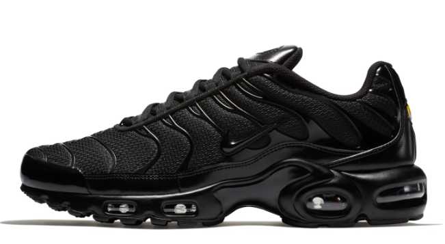 Nike Air Max Plus TN 'Triple Black' Sneakers – Black