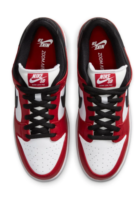 Nike SB Dunk Low 'J-Pack Chicago' – Red, White & Black